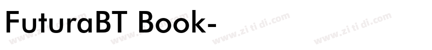 FuturaBT Book字体转换